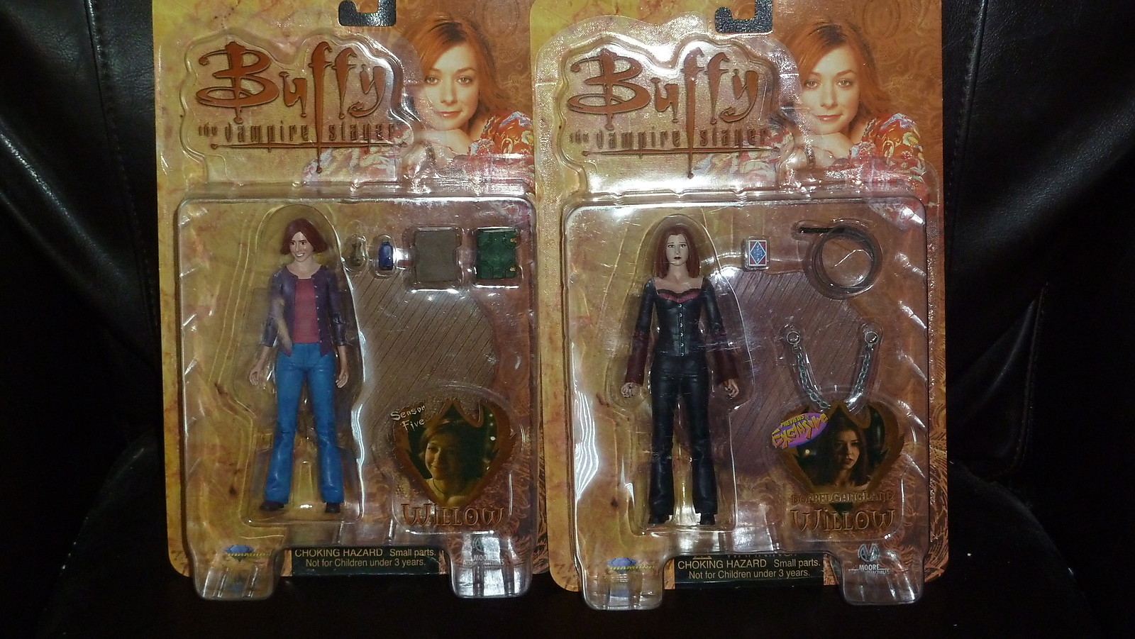 WILLOW BUFFY THE VAMPIRE SLAYER SEASON 5 AND DOPPELGANGLAND WILLOW 2 SET BTVS