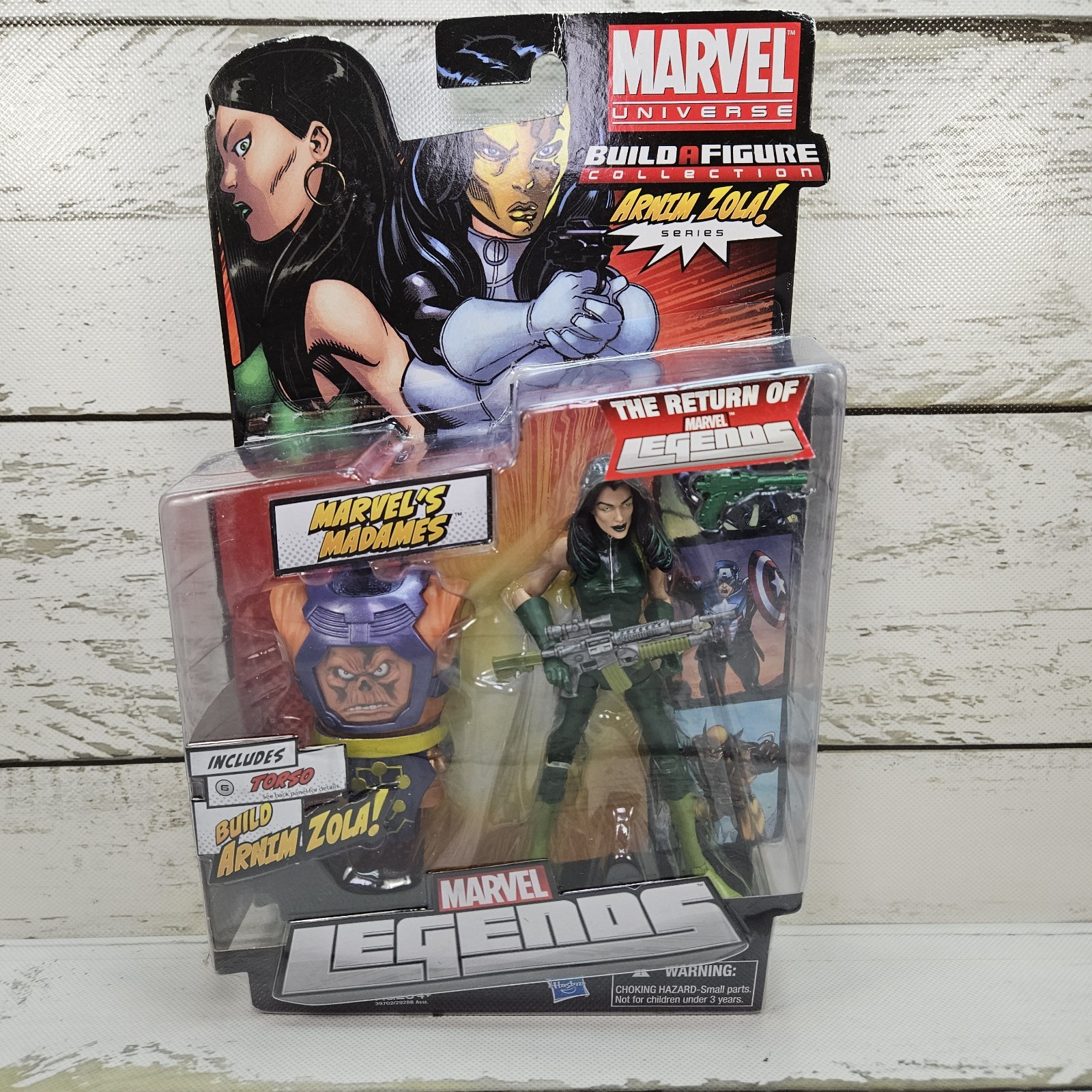 Hasbro Marvel Legends Madame Viper Hydra 2011 Arnim Zola Series 6&Prime; Figure Read