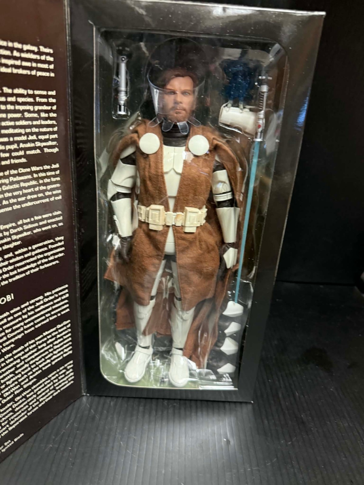 Sideshow Star Wars General Obi-Wan Kenobi 1:6 Figure EXCLUSIVE 2008 Clone Wars