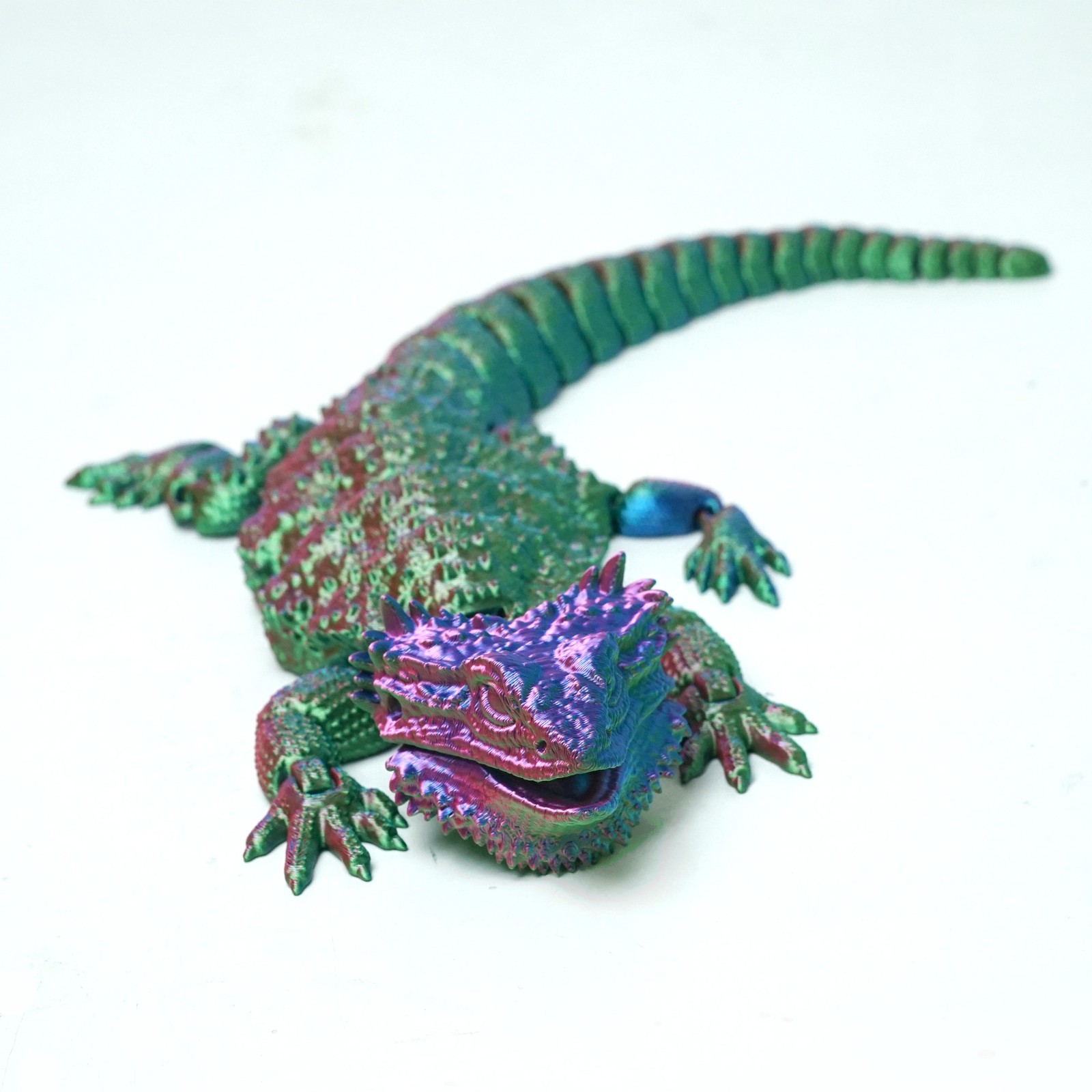 3D Printed Chameleon Model,Articulated Animals Figure,Fidget Toys Home Decor