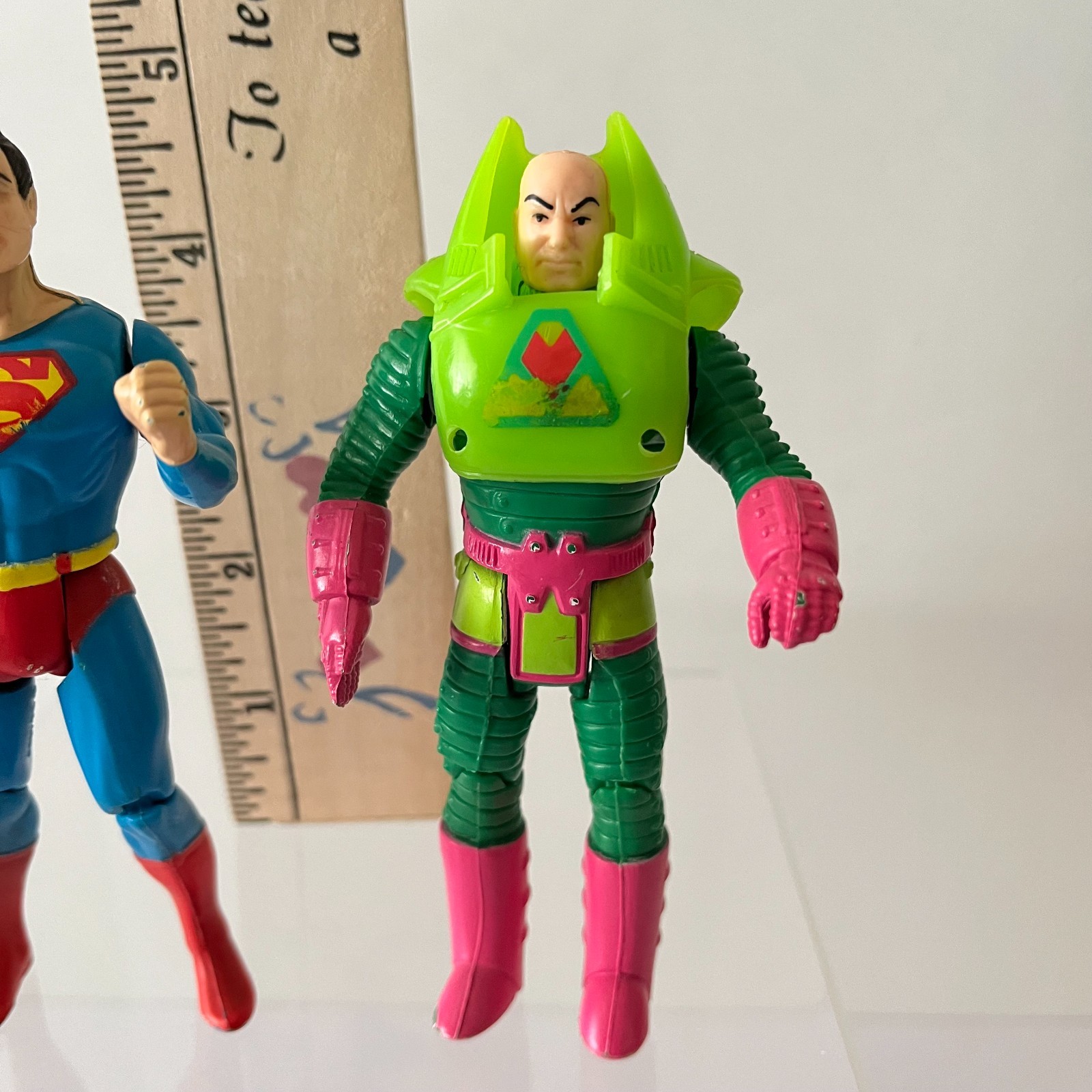 Lex Luthor & Superman Action Figure Super Powers Collection Kenner 1984 Vintage