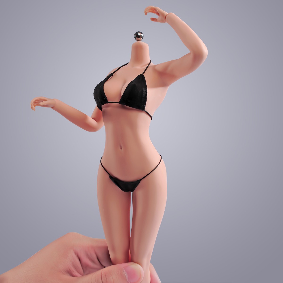 1/6 Female Normal Large Bust Breast Flexible Joint Body For 12 »Action Figure