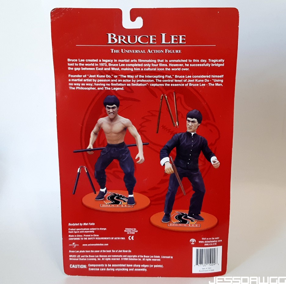 7&Prime; Bruce Lee action figure by Sideshow Toy Classic Edition Enter the Dragon movi