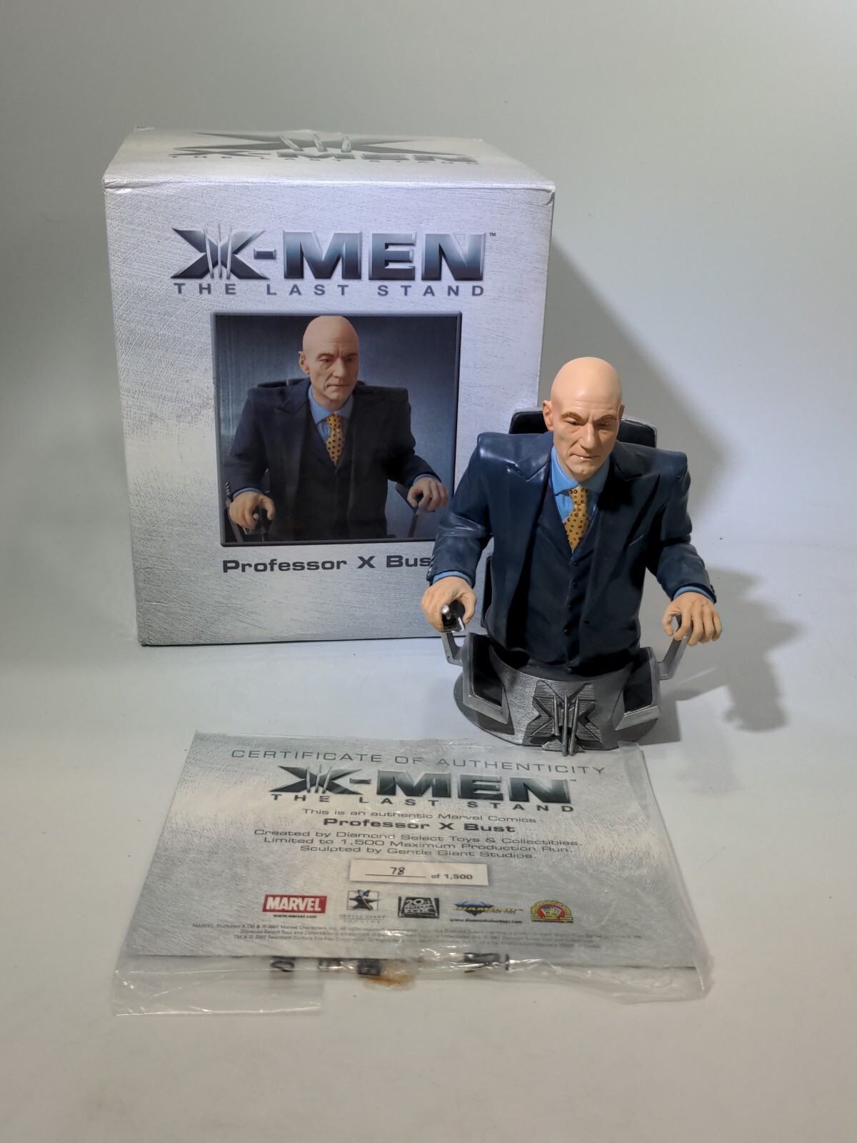Marvel X-Men The Last Stand Professor Xavier Bust #0078/1500 Diamond Select #ML