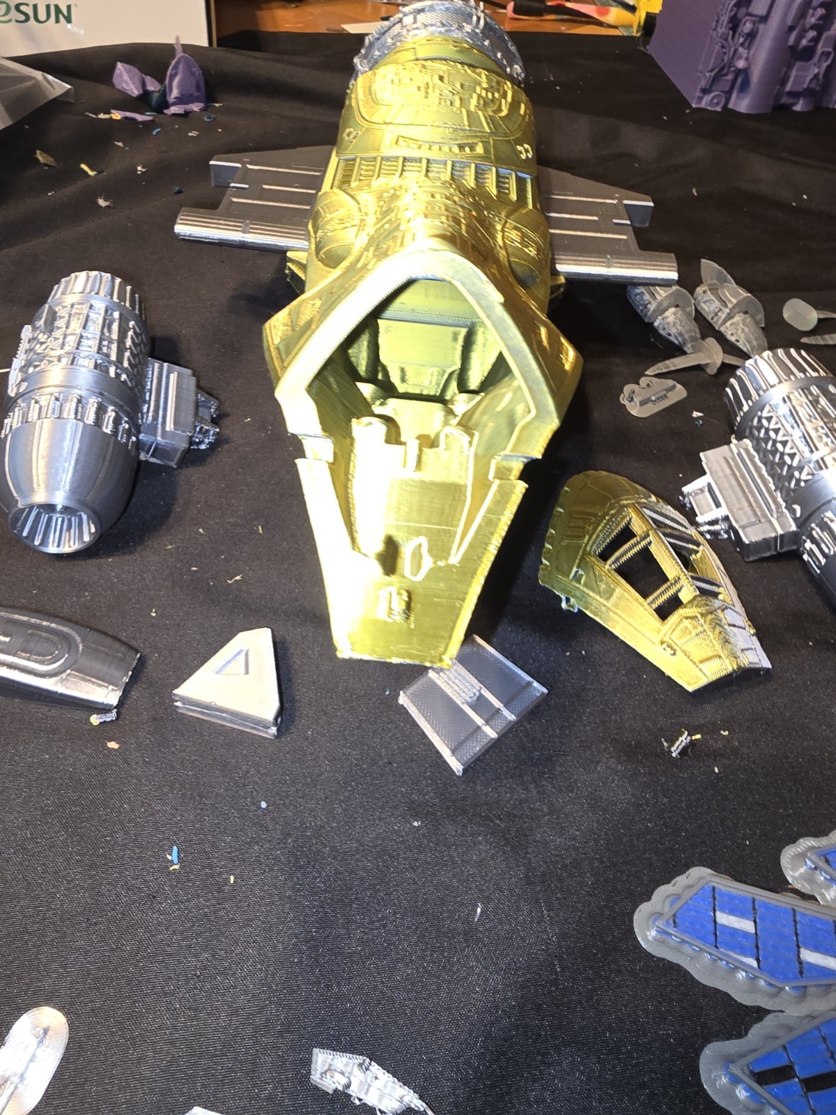 Serenity Firefly Class Transport Model 1/200 -17&Prime; W Cockpit And Interior 3d Kit