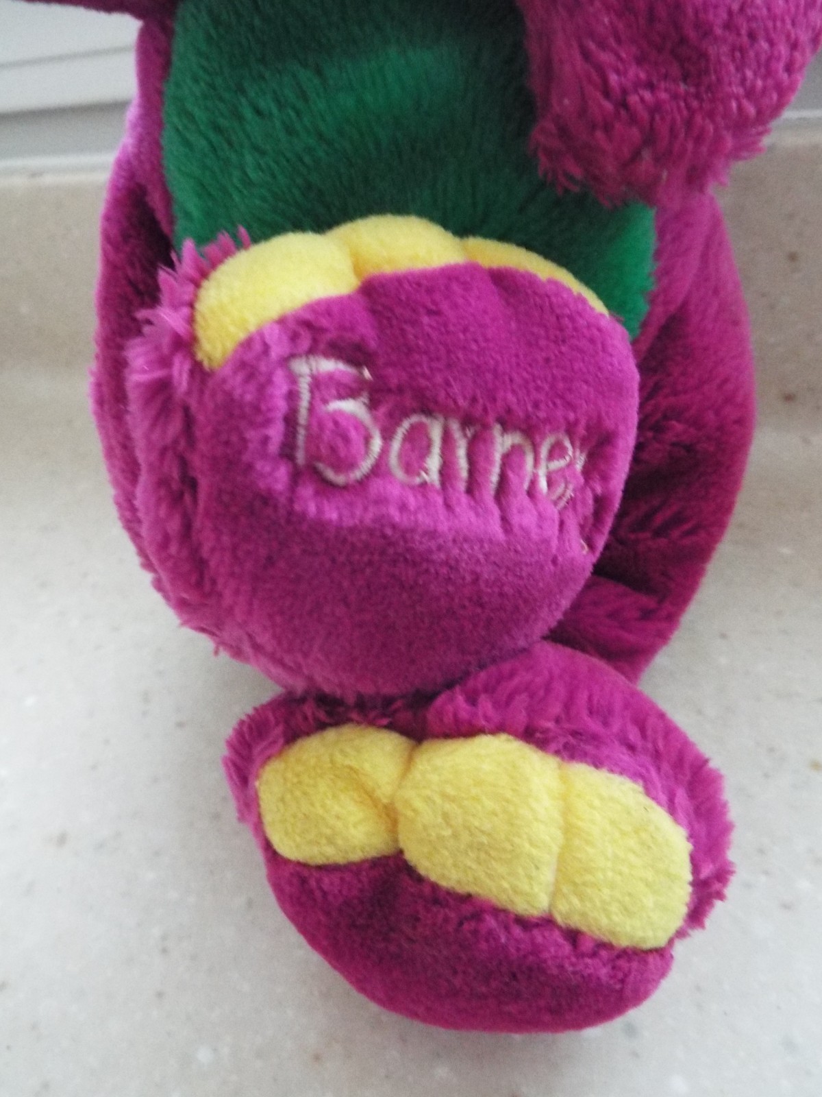 Vintage Lyons Activemate Mixed Playskool Barney Lot Of 4 & Interactive Plush