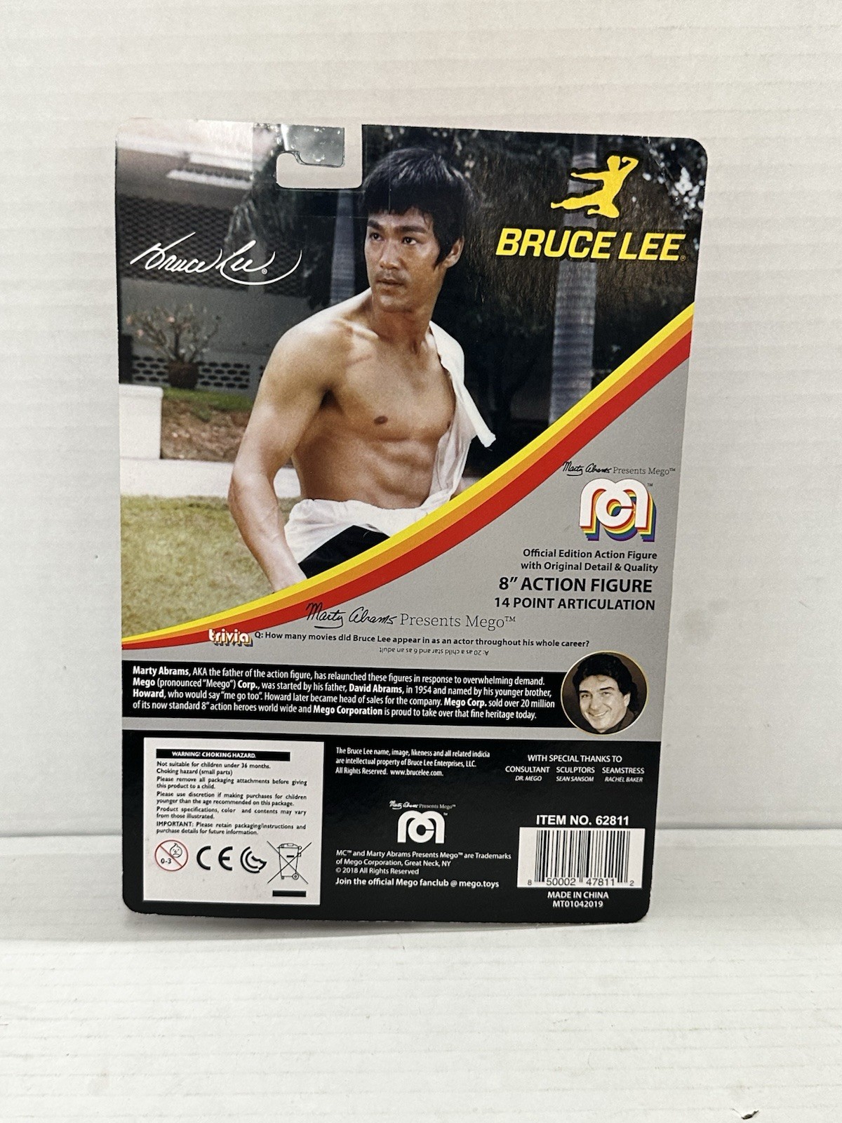2018 Marty Abrams Presents Mego Legends Bruce Lee 8&Prime;