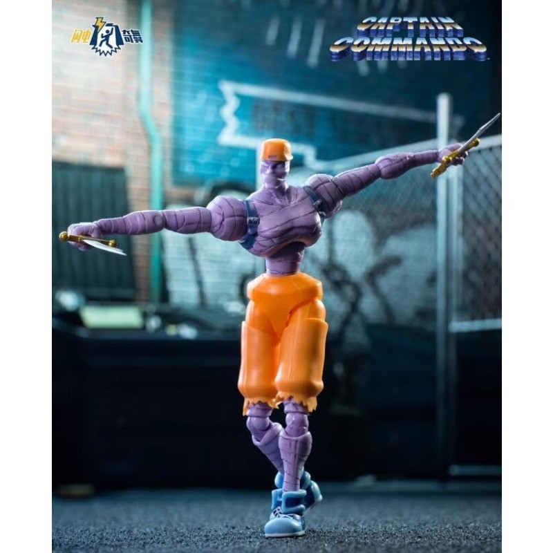 1PCS 52Toys Captain Commando Mack Captain Giuzu Baby Head 3.7&Prime; Action Figure