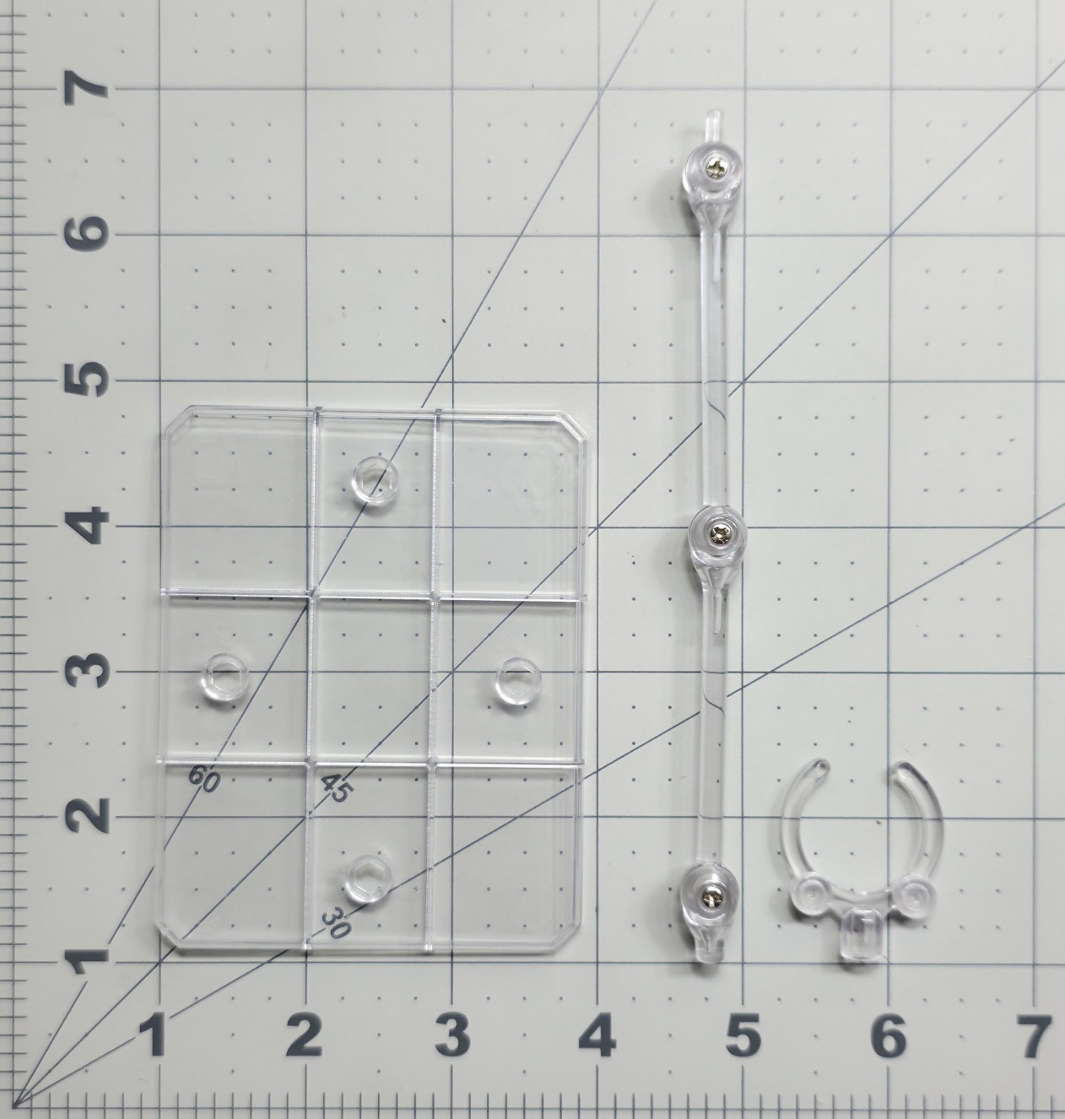 Action Figure Poseable Flight Clear Display Stand For DC GI Joe Transformers etc