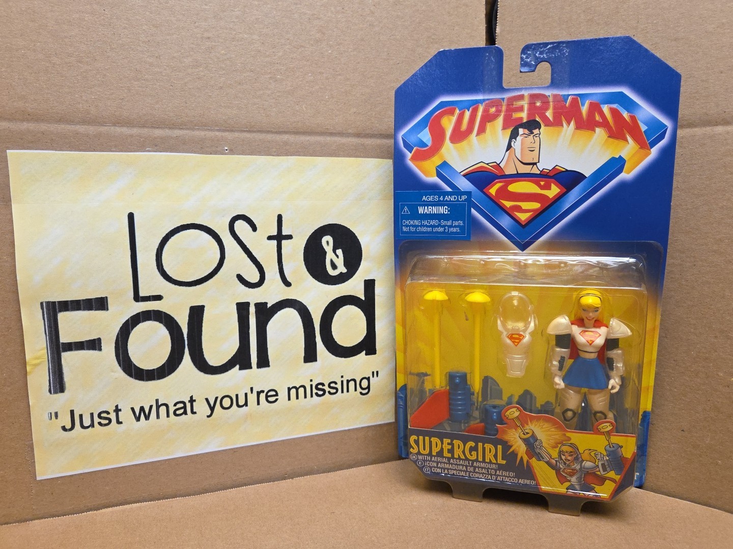 Kenner Superman the Animated Series SUPERGIRL 5&Prime; Action Figure (1998)