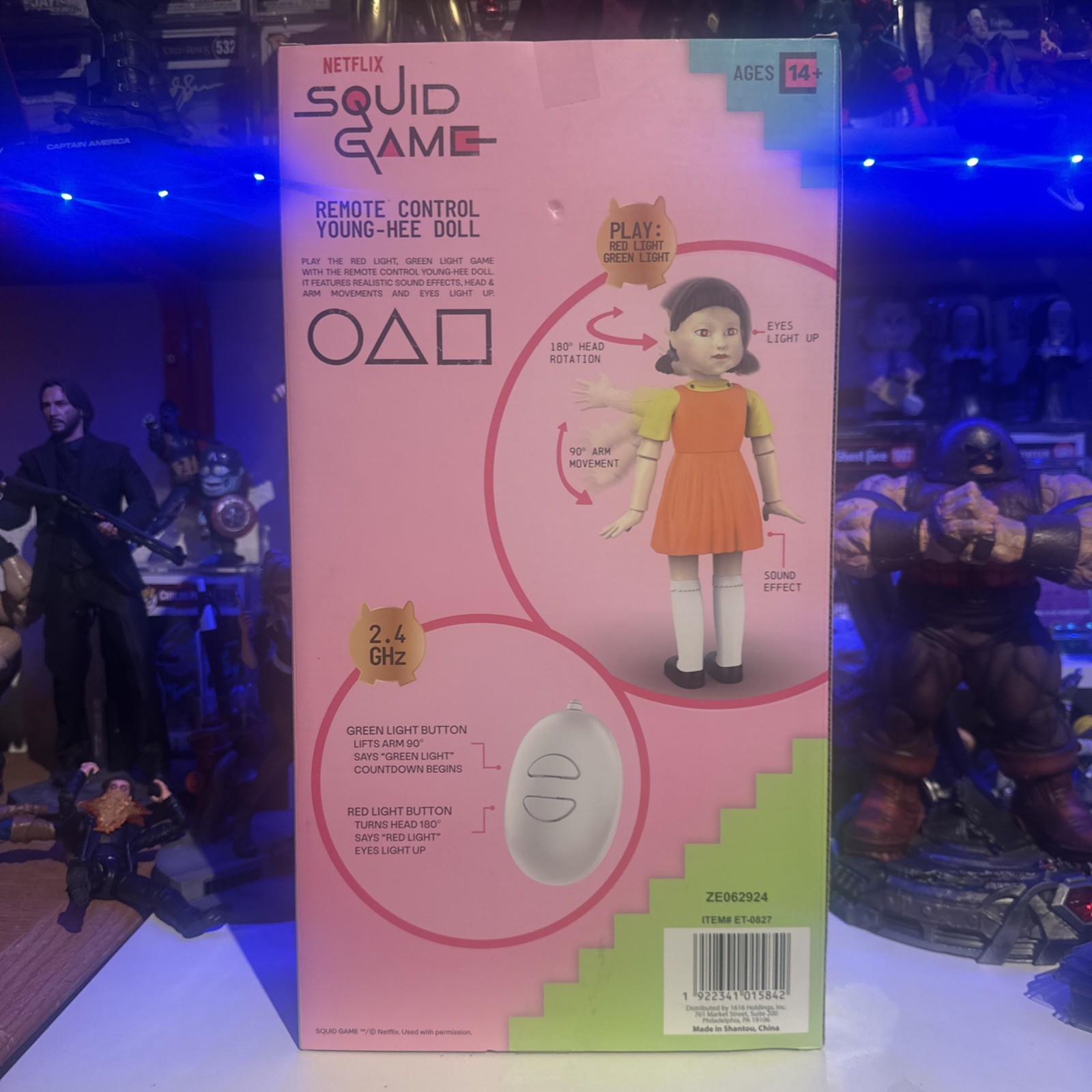 Netflix Squid Game Remote Control Young-Hee 15&Prime; Doll Red Light Green Light New