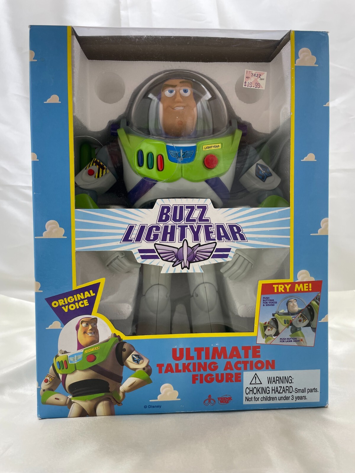 Toy Story Buzz Lightyear Ultimate Talking Action Figure 1st Edition Vintage 1995