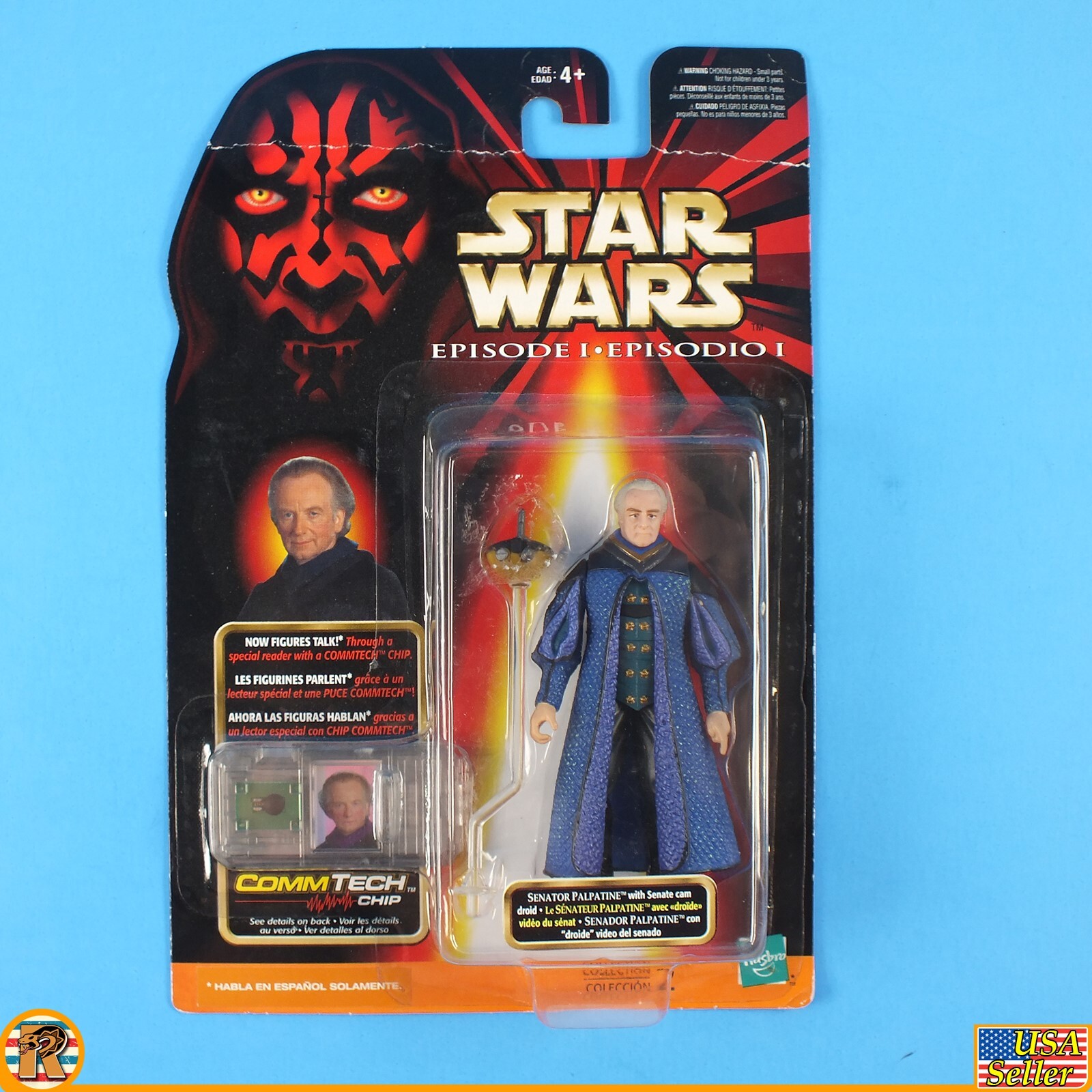 Star Wars – Senator Palpatine (Euro Card *Spanish*) – Episode 1 – MOC – [EP1-22]