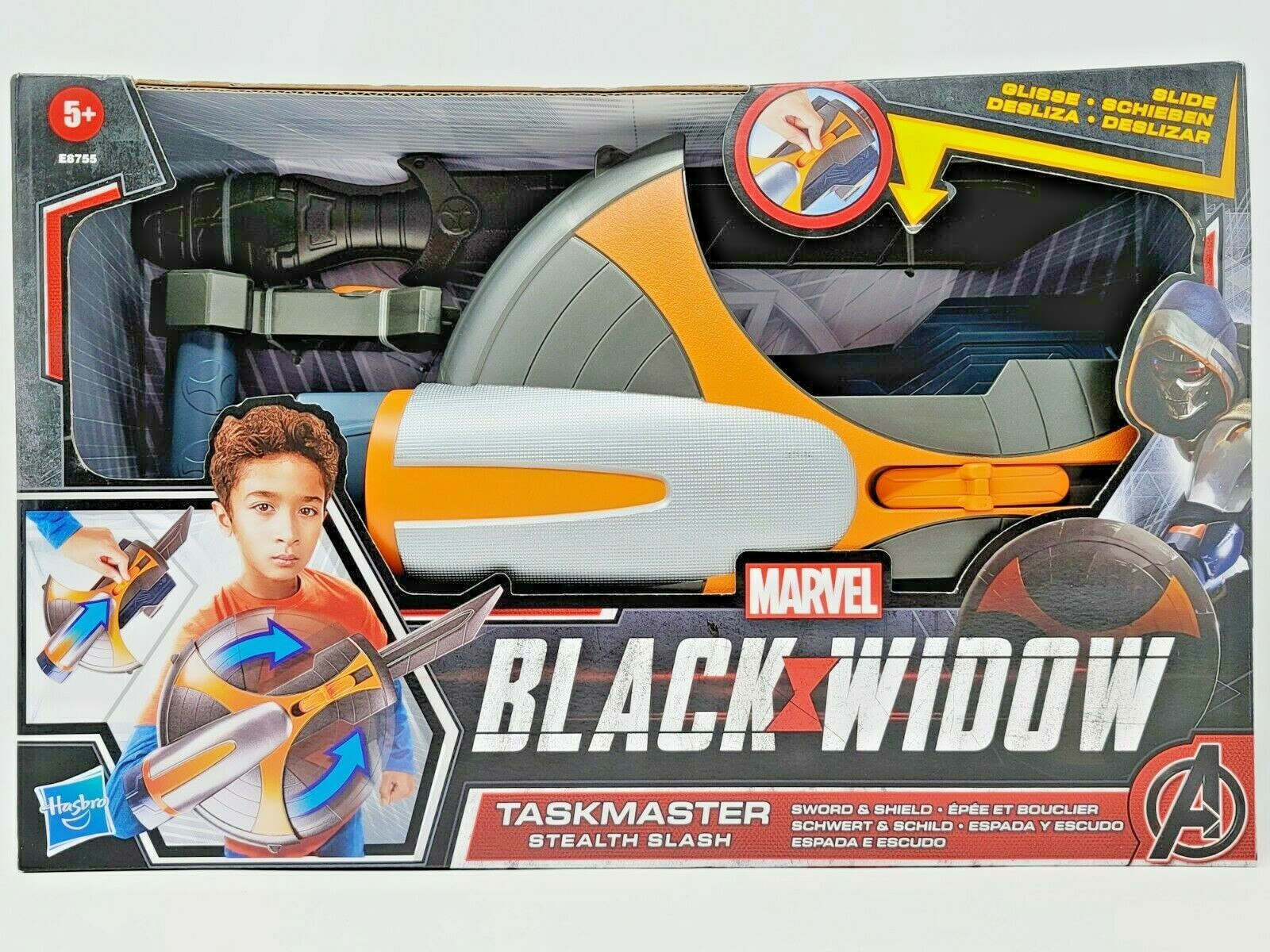 Marvel Black Widow Taskmaster Stealth Slash Sword & Shield Role Play Toy GLOBAL
