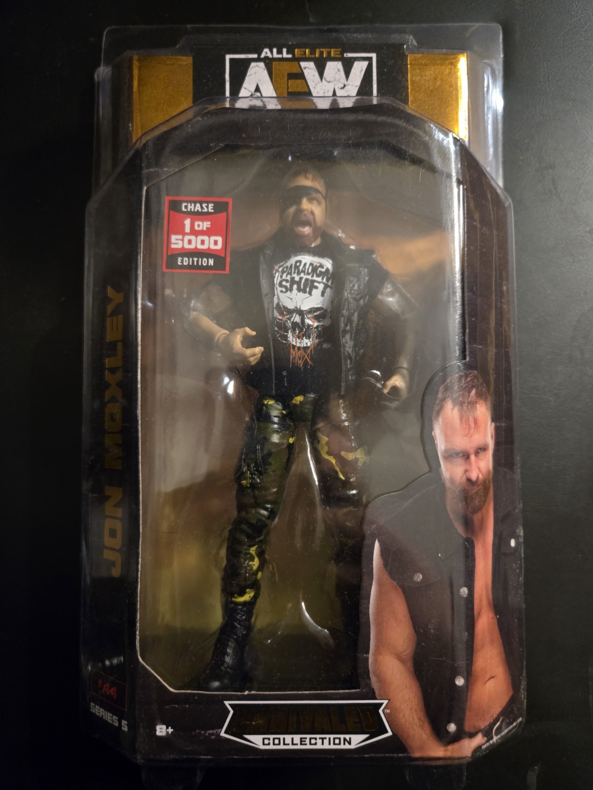 AEW Unrivaled Series 5 #44 Jon Moxley Chase 1 Of 5000 Action Figure