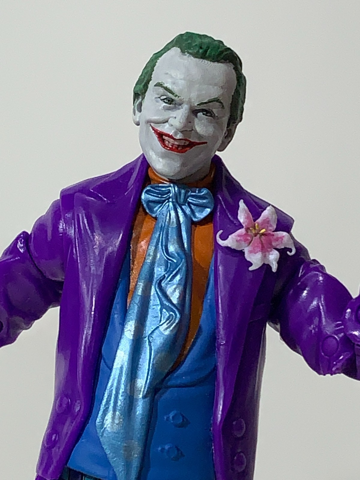 McFarlane DC Multiverse 1989 Batman Joker J Nicholson Custom Action Figure Head