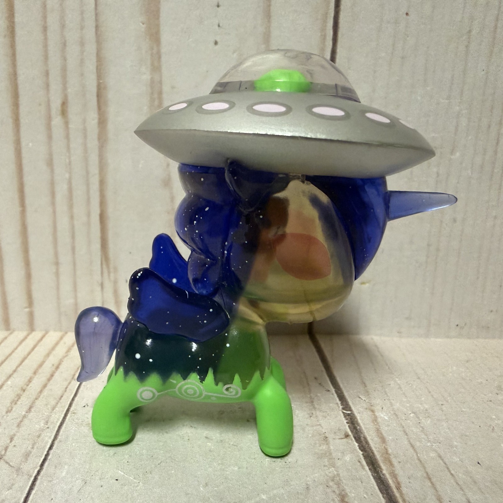 Tokidoki Unicorno After Dark 3 Spacey Unicorn Figure Alien UFO Rare HTF 2 Inch