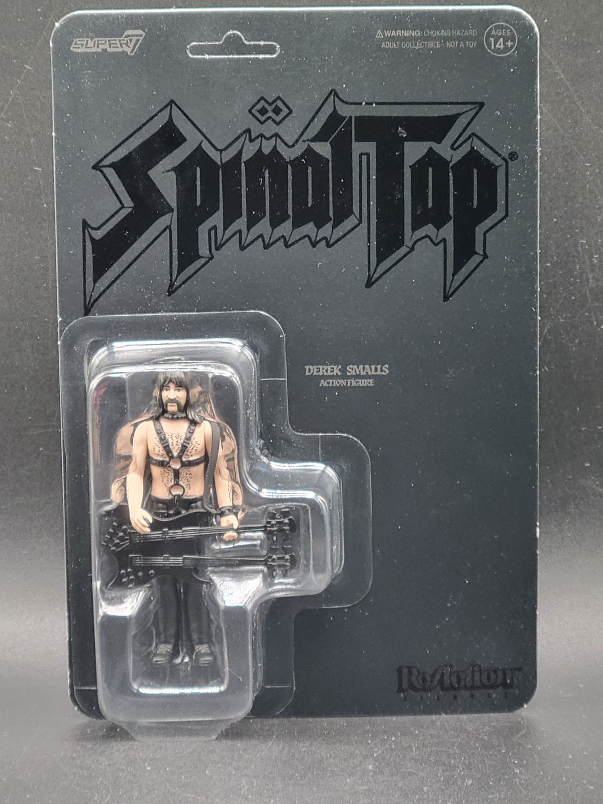 Super7 Reaction Spinal Tap None More Black Derek Smalls Action Figure