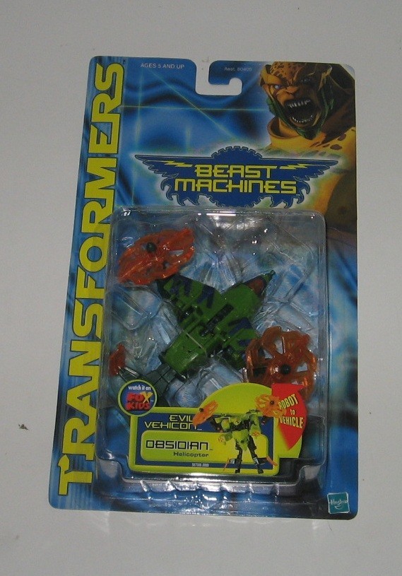 OBSIDIAN Transformers Beast Machines MOC Hasbro Basic wars EVIL VEHICON