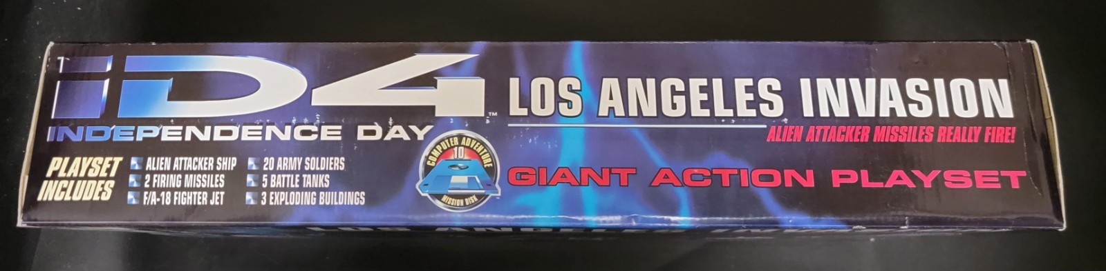 Independence Day Los Angles Invasion Playset W/Disk Trendmasters Sealed 1996