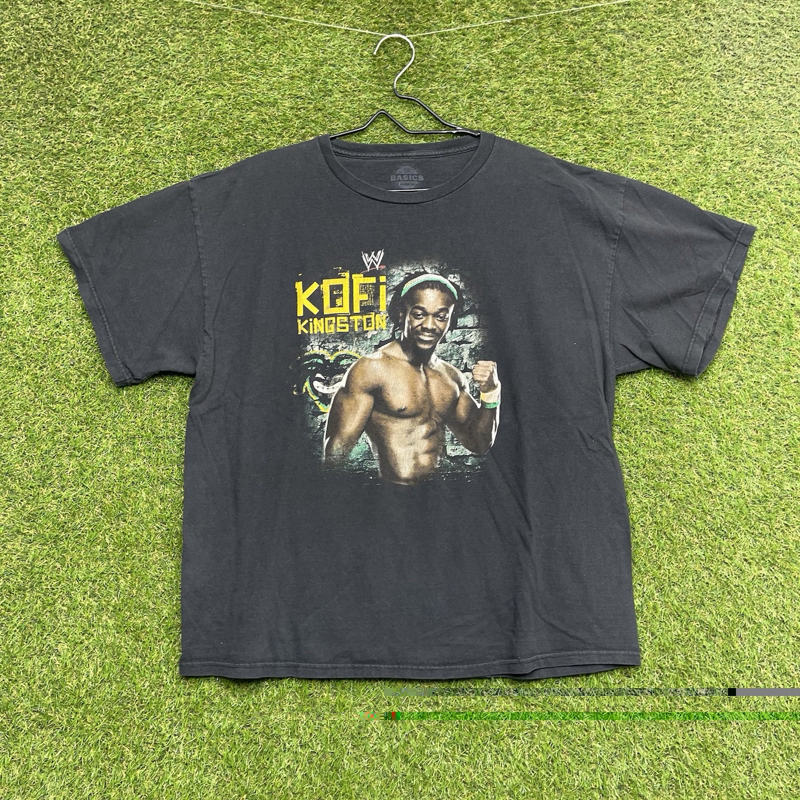 KOFI KINGSTON Wrestling Shirt Mens XL AUTHENTIC Taille Enfant 9-11 ans OFFICIEL
