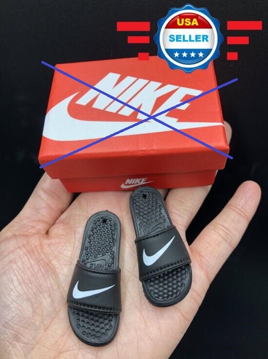 1/6 Slides Sandals Slippers sport Shoes B For 12&Prime; Male Figure Doll ACCESSORY