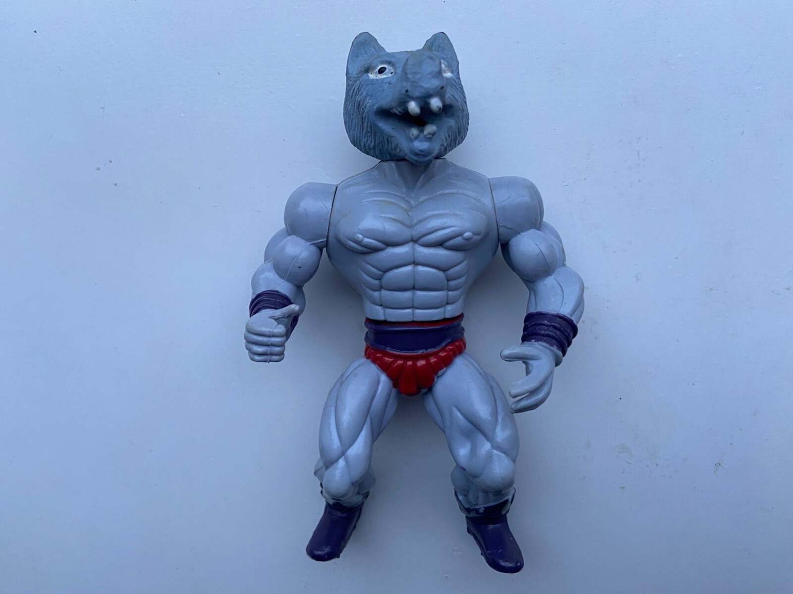 GALAXY HEROES Muscle Warriors 1985 ANUBI wolf purple motu ko bootleg