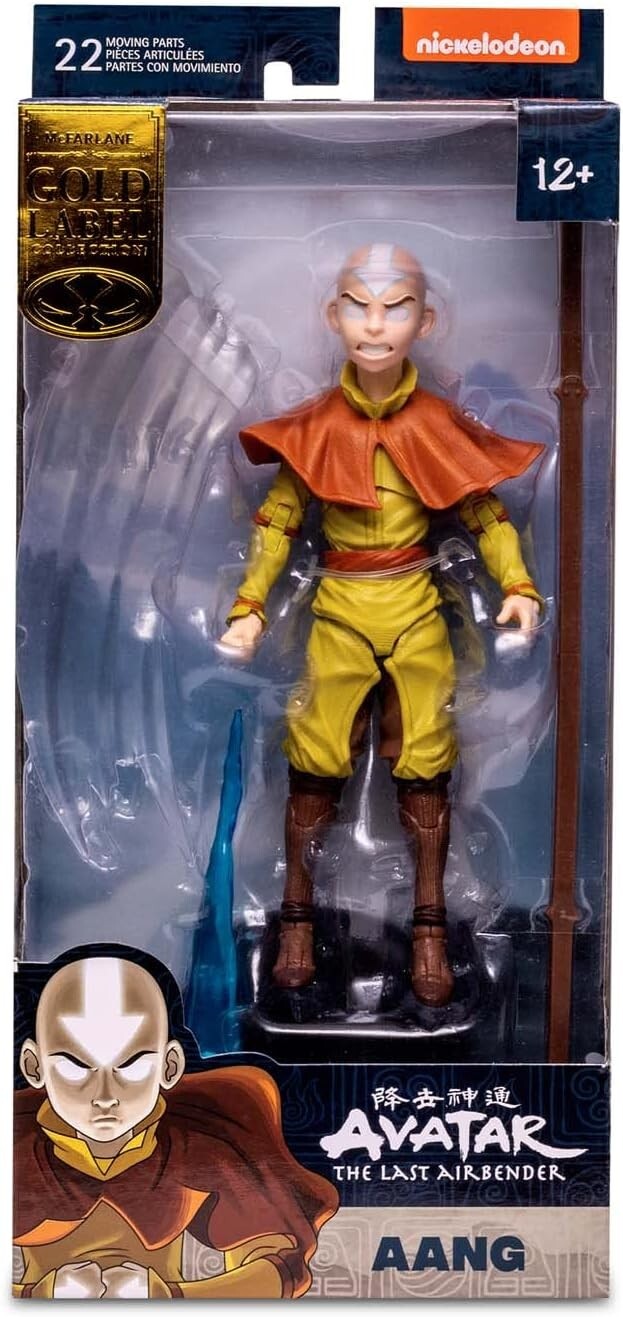 McFarlane Toys Avatar The Last Air Bender Aang Avatar Stare 7&Prime; Action Figure