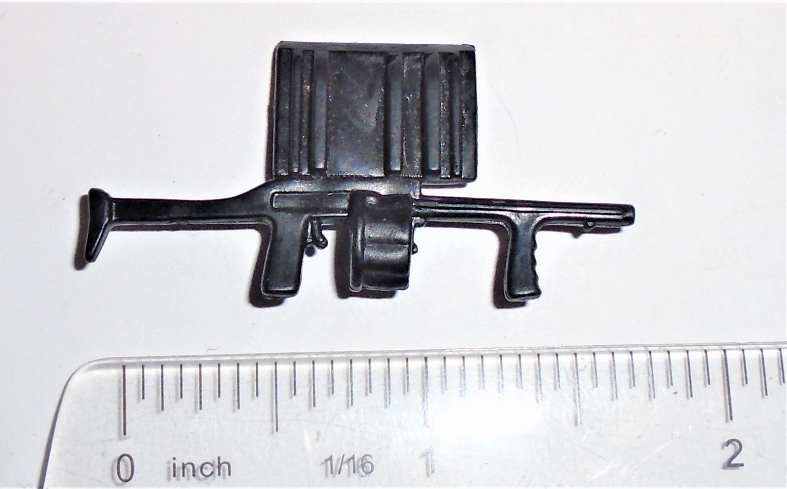 G I JOE Accessory SOUND ATTACK Black Machine Gun (Dart 2003 )