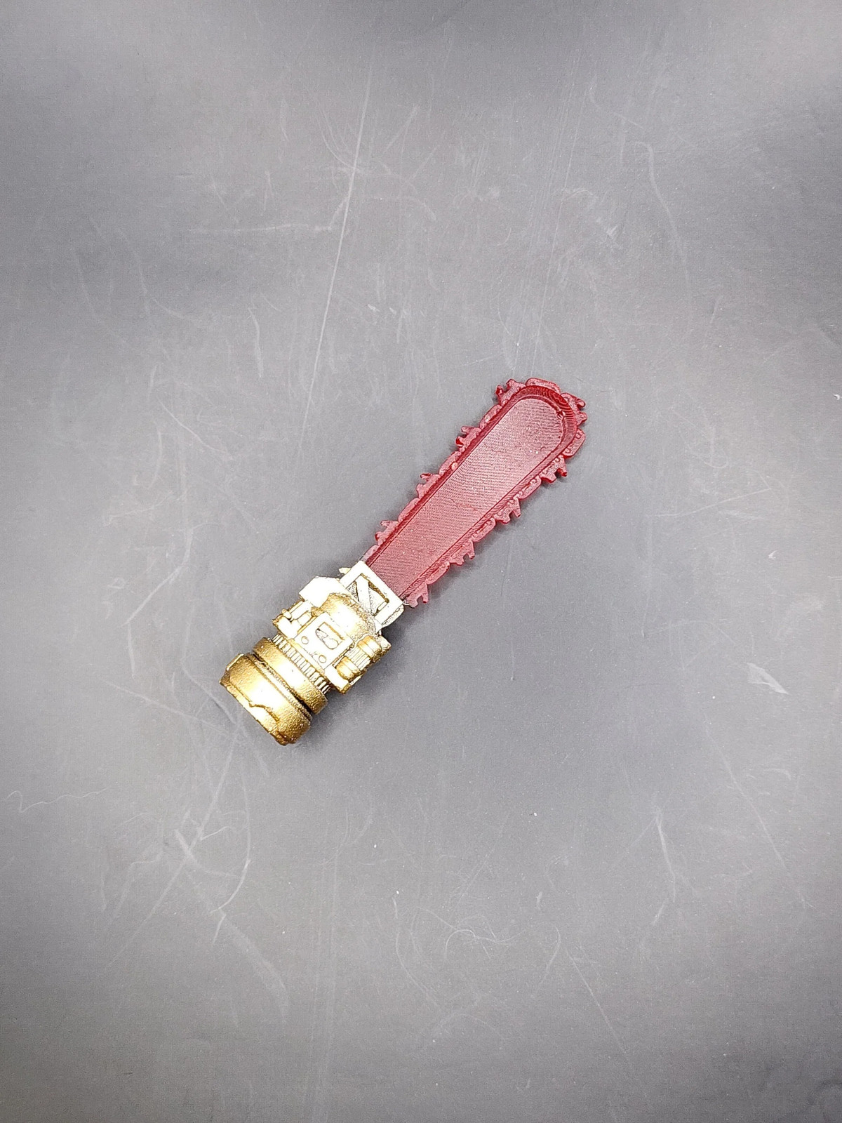 Iron Grenadier mini gatlings, swords, 2 handed gatling red/gold and gold – 1/12