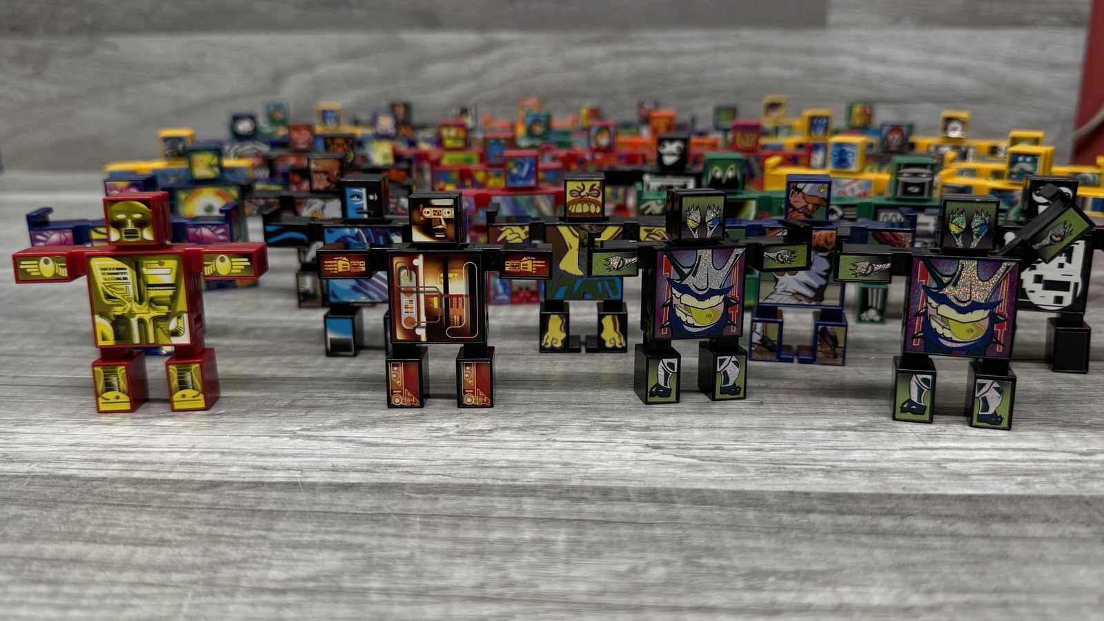 Lot of 42 Vintage NakNak Battle Block Action Figure Toys Y2k 2000s