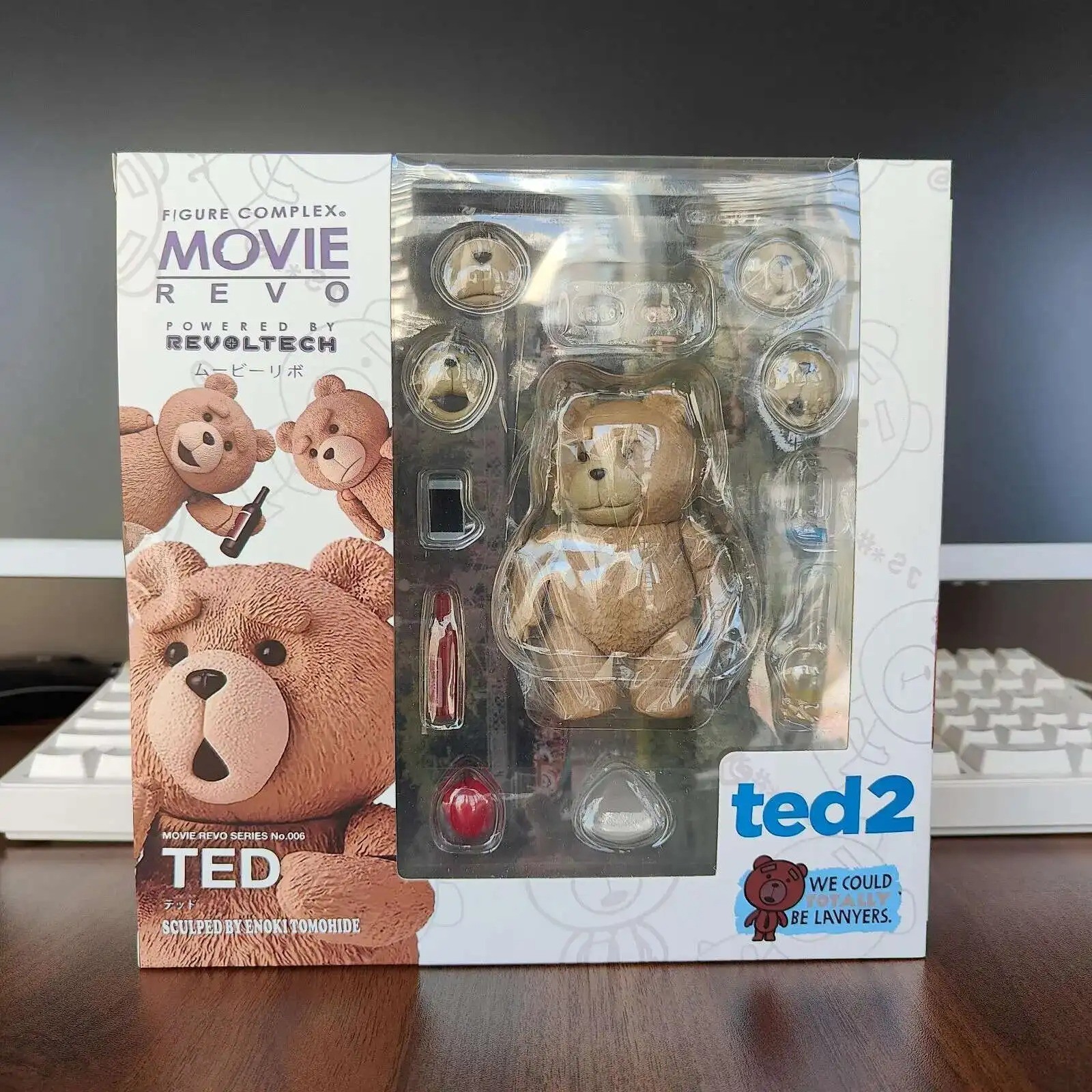 TED 2 Movie Teddy Bear 3.5&Prime; Boxed Movable Action Figure Toy Collectors Model
