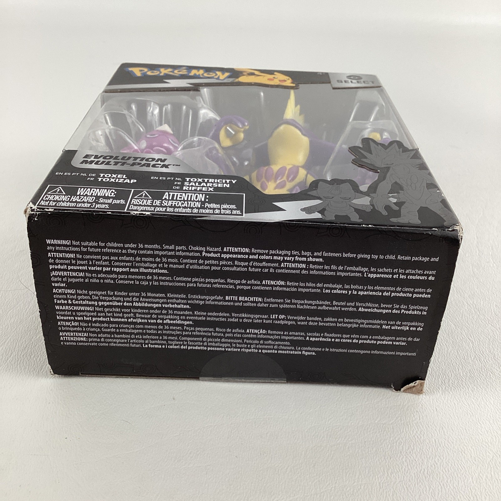 Pokemon Evolution Multi Pack Diamond Select Toxel Toxtricity Action Figures 2023