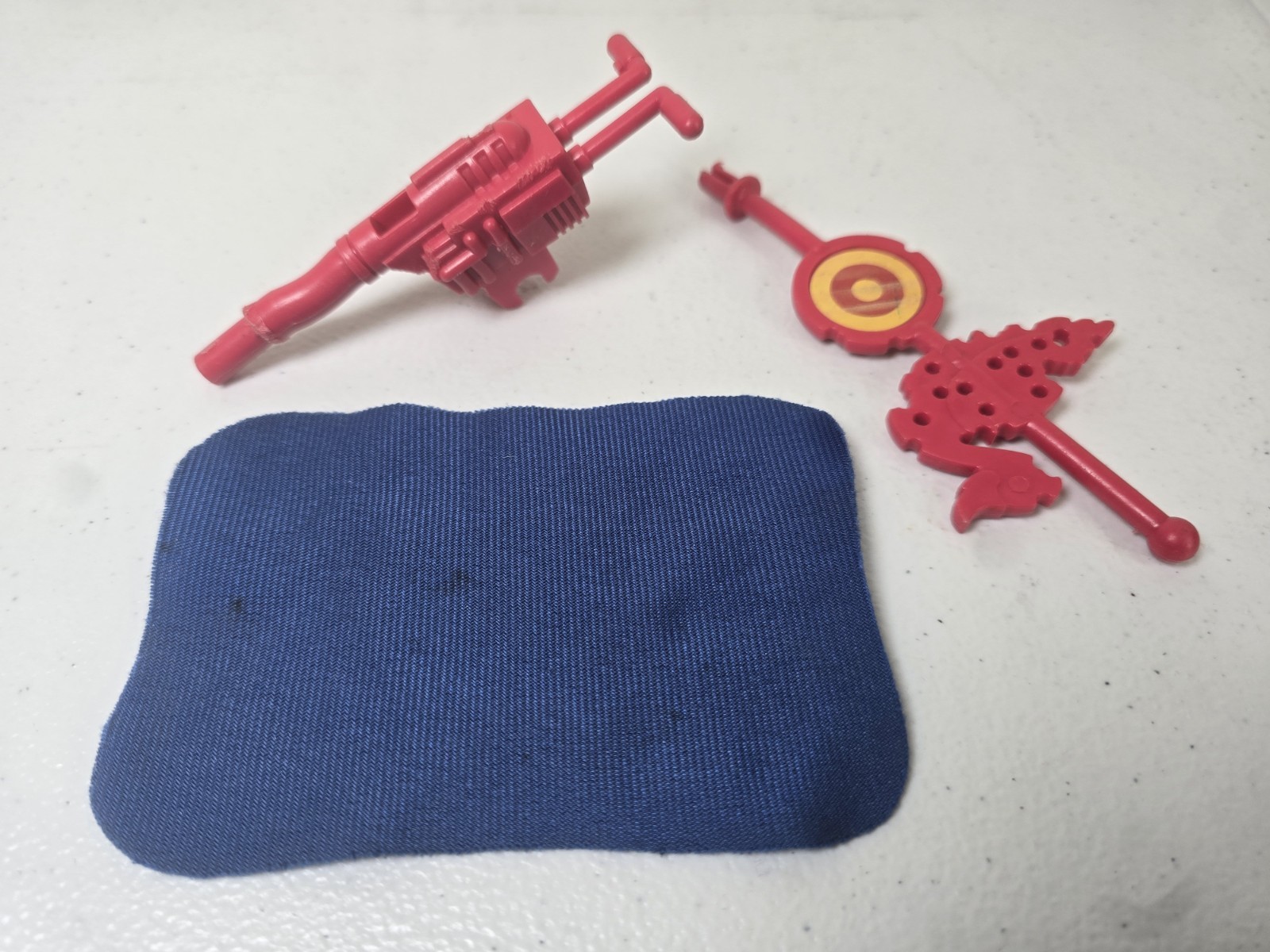 Original Kenner Police Academy Precinct Police Station Parts Lot Rug,Target Sign