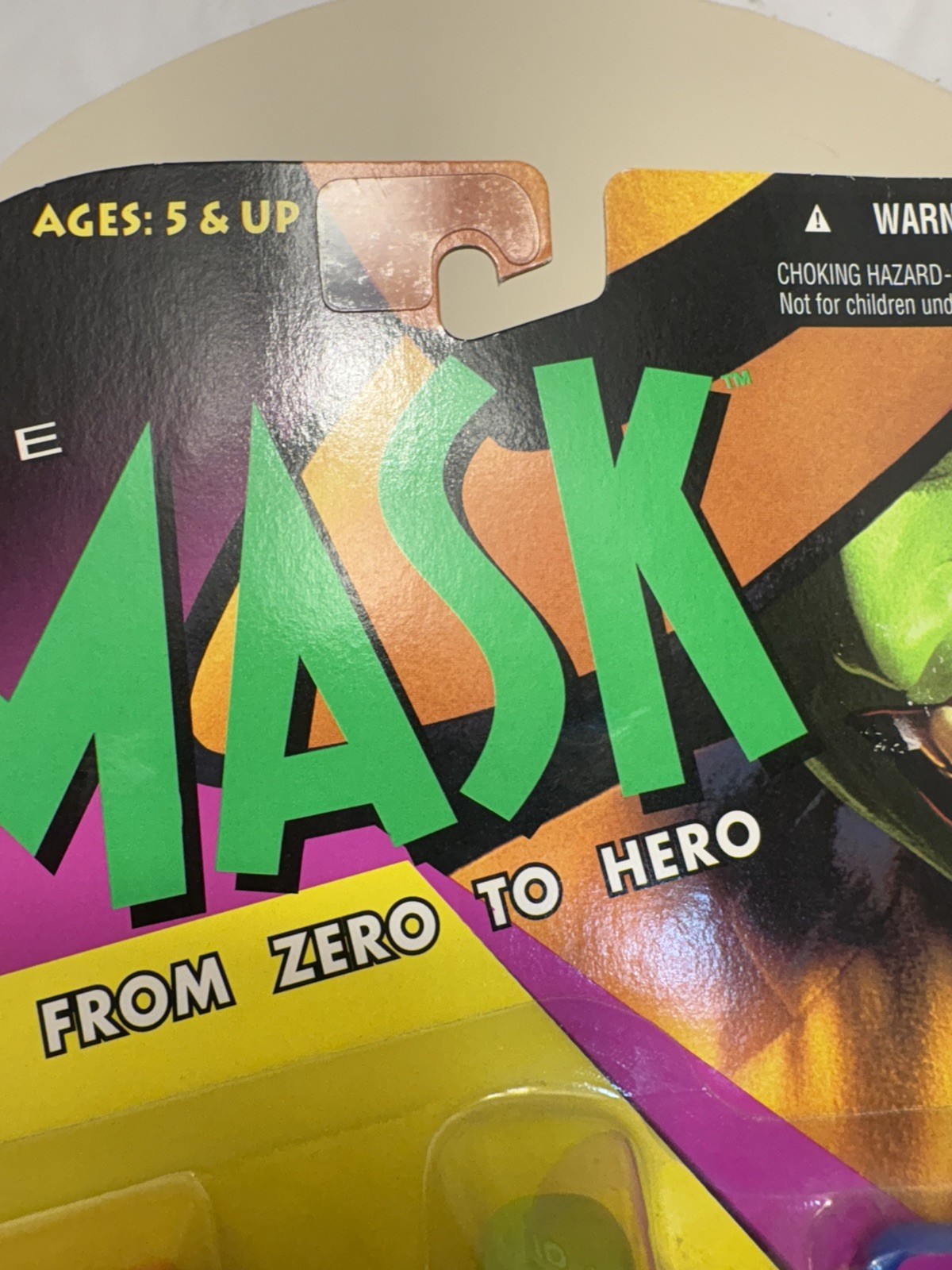 The Mask From Hero to Zero Killin Time Mask Vintage 1995 Figure MOC Kenner
