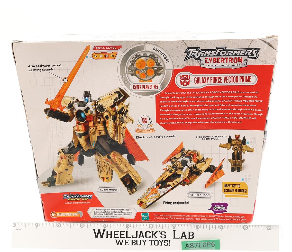 Galaxy Force Vector Prime Transformers Cybertron 2006 Hasbro Figure NEW SEALED