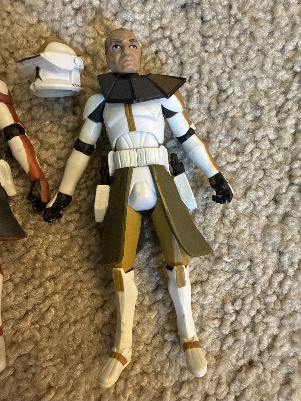 The Clone Wars: Hasbro Star Wars Clone Commander Bly + Ponds CW39 3.75&Prime; Lot Of2