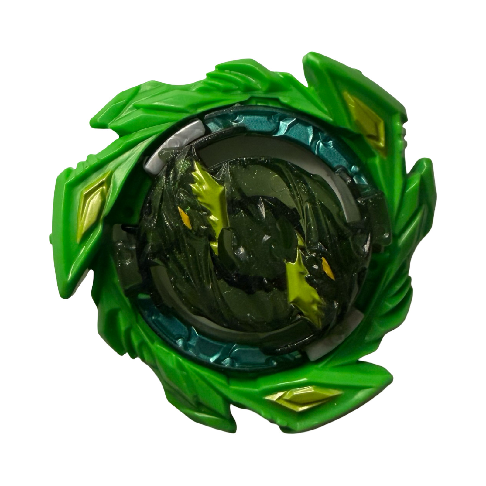 2022 Hasbro Beyblade Burst QuadDrive Salvage Roktavor R7 Green Blue Spinning Top