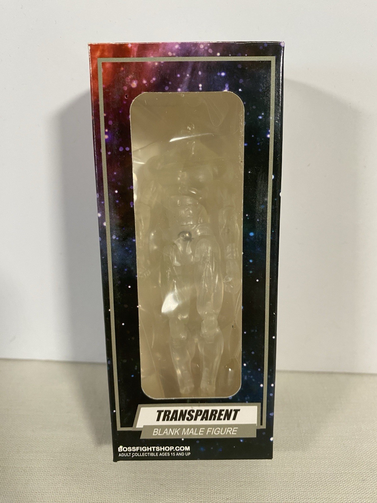 Vitruvian H.A.C.K.S. Transparent Clear Blank Male Figure New Hacks Boss Fight