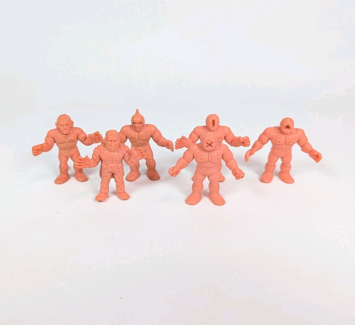 80&rsquo;s M.U.S.C.L.E. Men Kinnikuman Flesh Color 2&Prime; Bermuda Lot Of 6 Godofon Eric