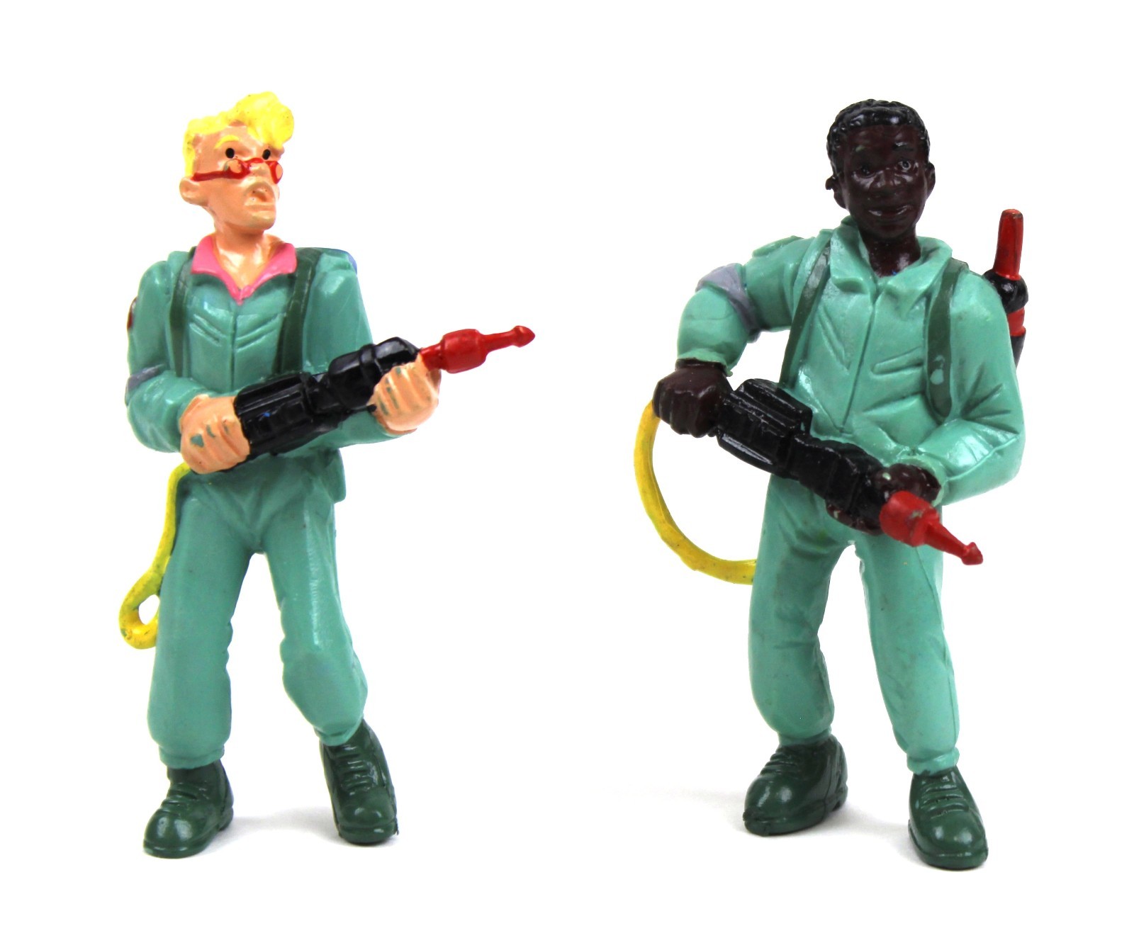 1984 EGON & WINSTON PVC Figures GHOSTBUSTERS Vintage Import 3.25&Prime; (8.25 cm) Each