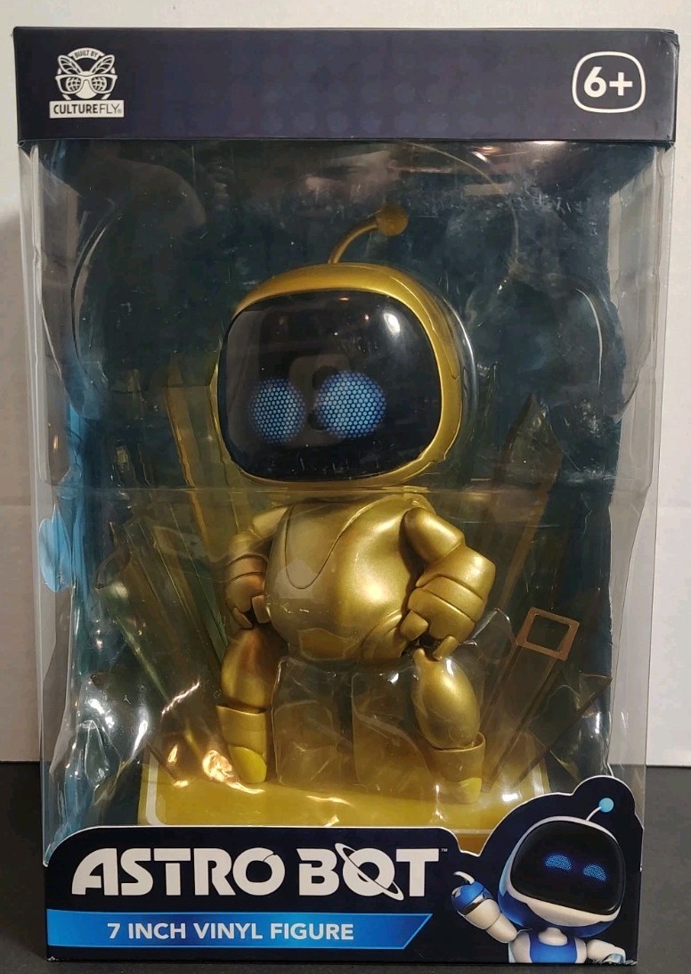 Astro Bot – Gold Vinyl Figure 7-Inch by CultureFly – Limited Edition