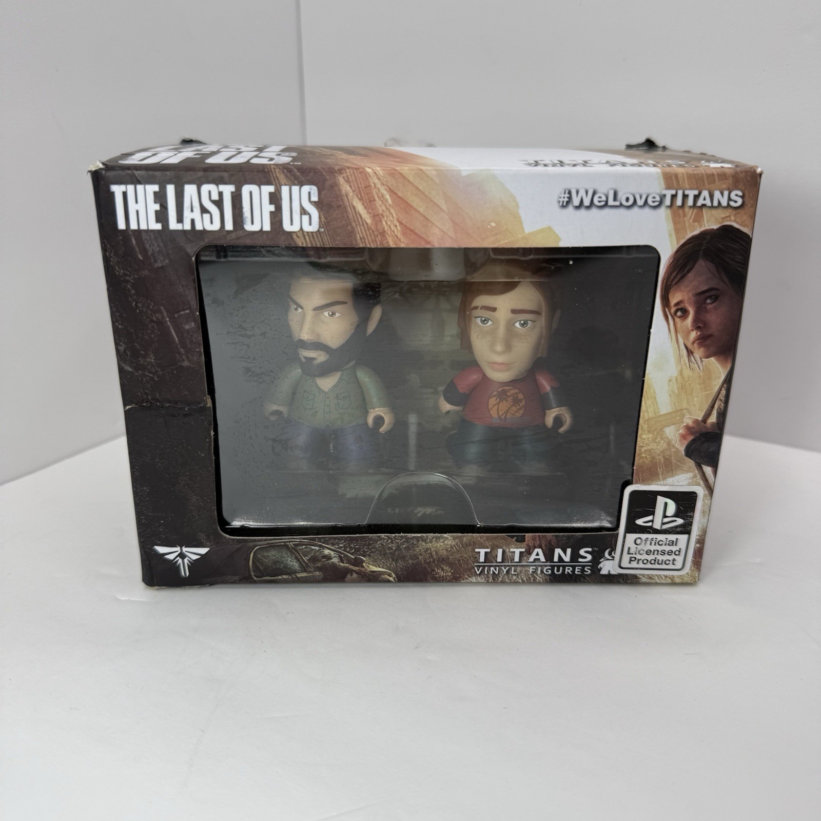 New In Box The Last Of Us 3” Titans Vinyl Figures Joel + Ellie