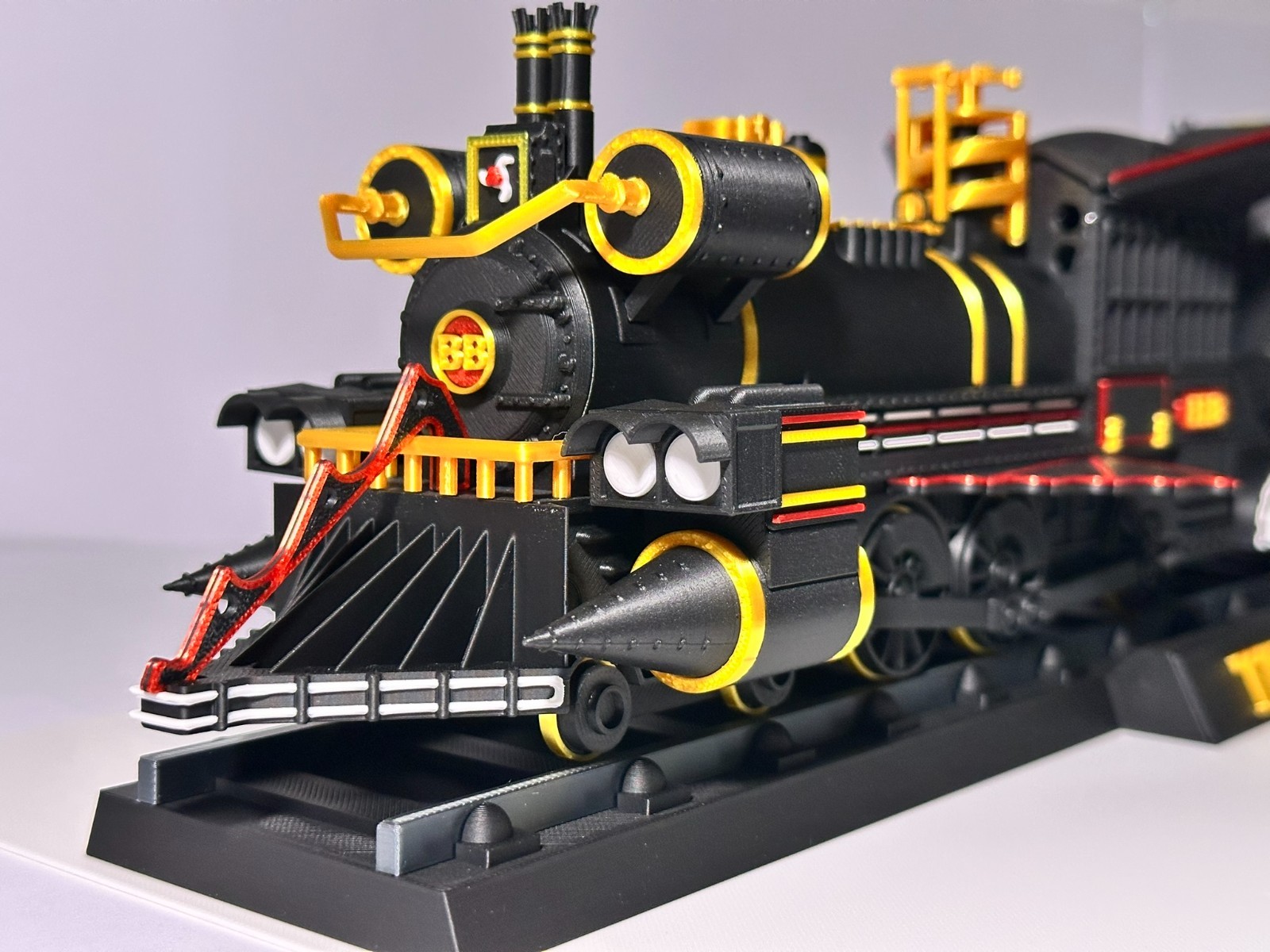 Back To The Future Part 3 Time Train Locomotive with Carriage – 3D Printed