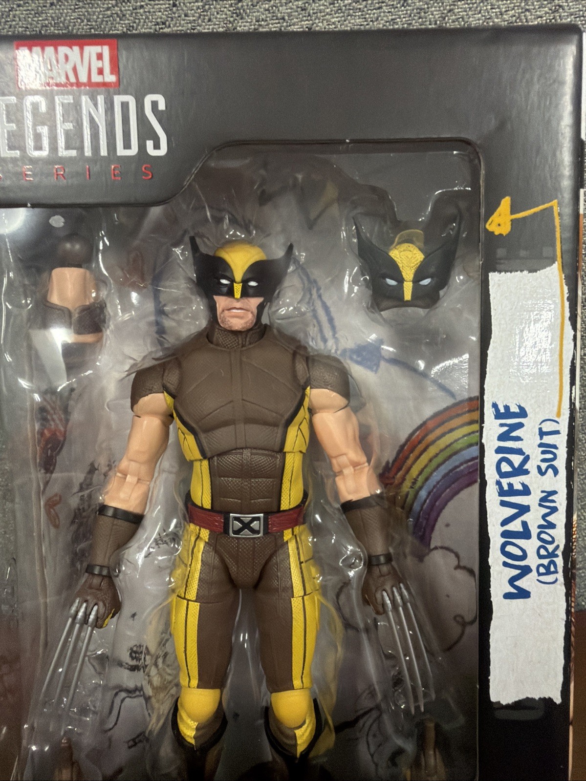 Deadpool & Wolverine Marvel Legends Wolverine (Brown Suit) 6&Prime; Hasbro Figure