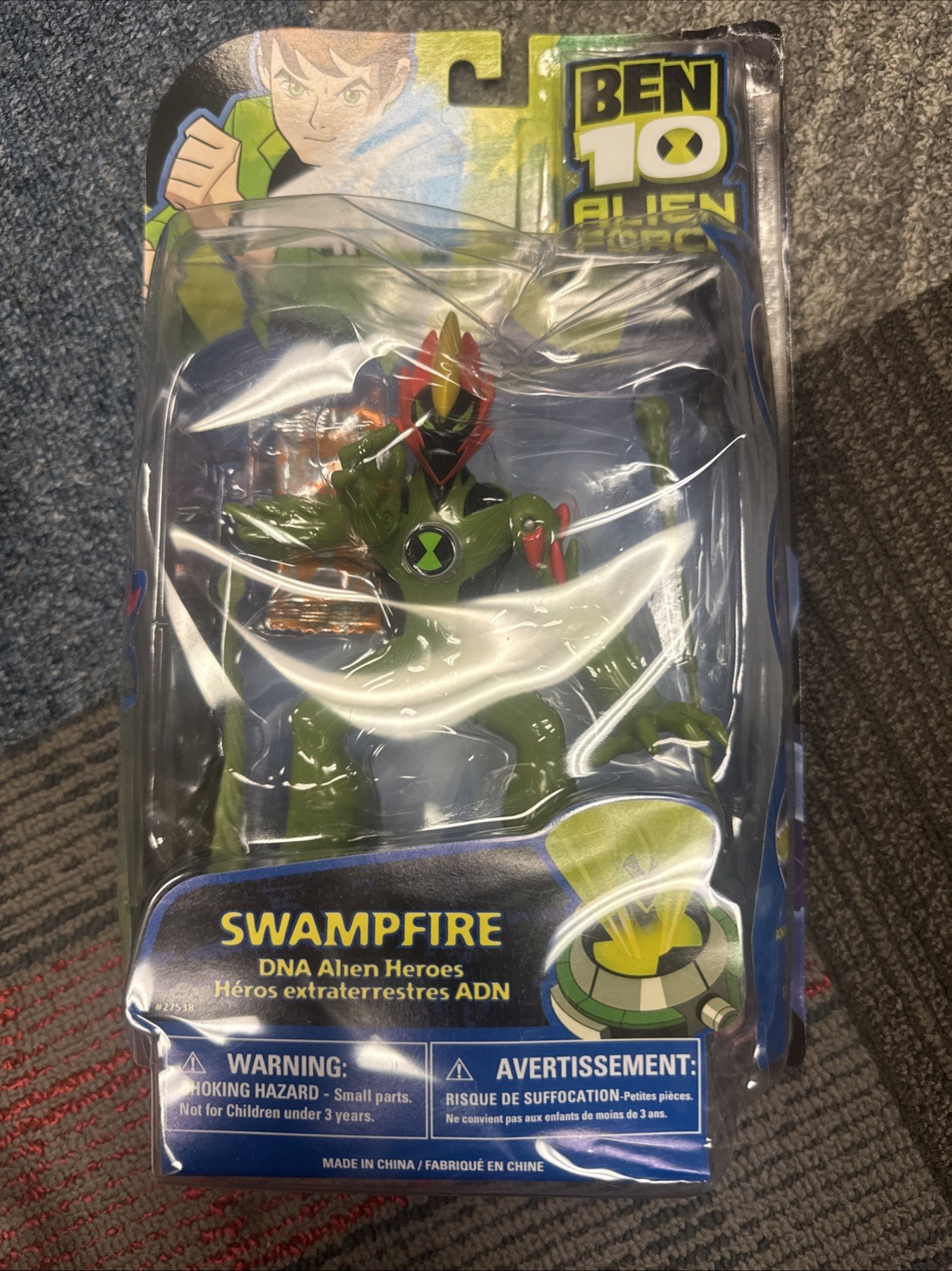 Ben 10 Alien Force SWAMPFIRE – DNA Alien Heroes 6&Prime; Figure – NEW Bandai 2008