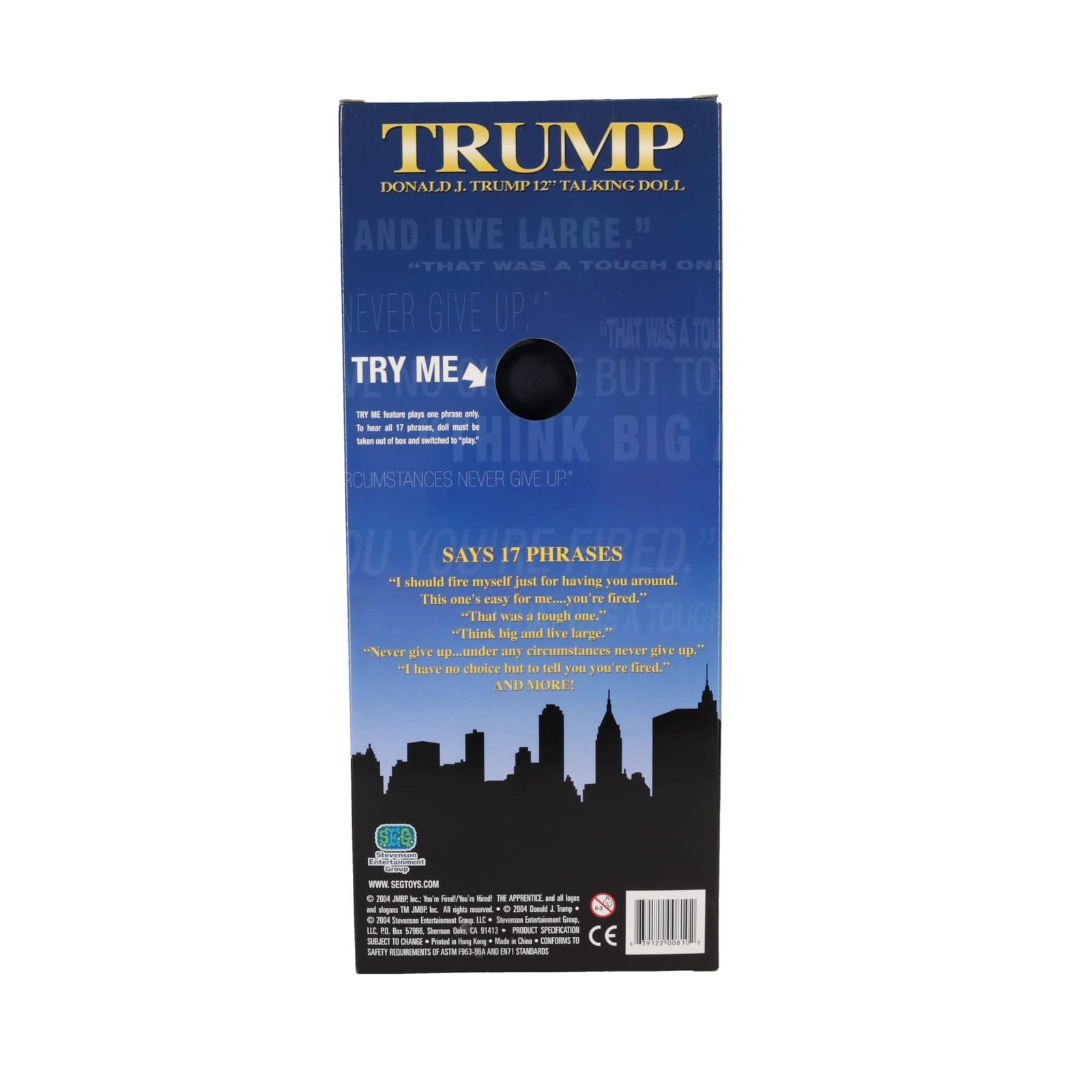 The Apprentice Talking Donald Trump Doll