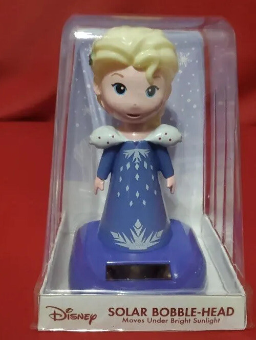 Disney Frozen Elsa Solar Ruz Sunlight Bobble Head Figure ~New