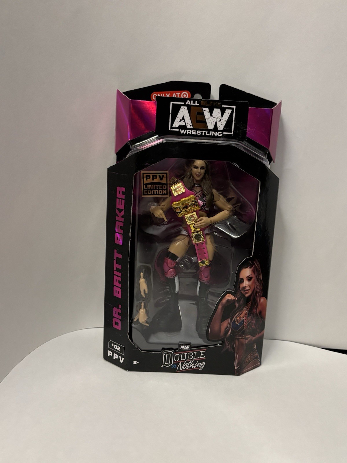 AEW Double or Nothing PPV Limited Edition Dr. Britt Baker #02 Wrestling Figure