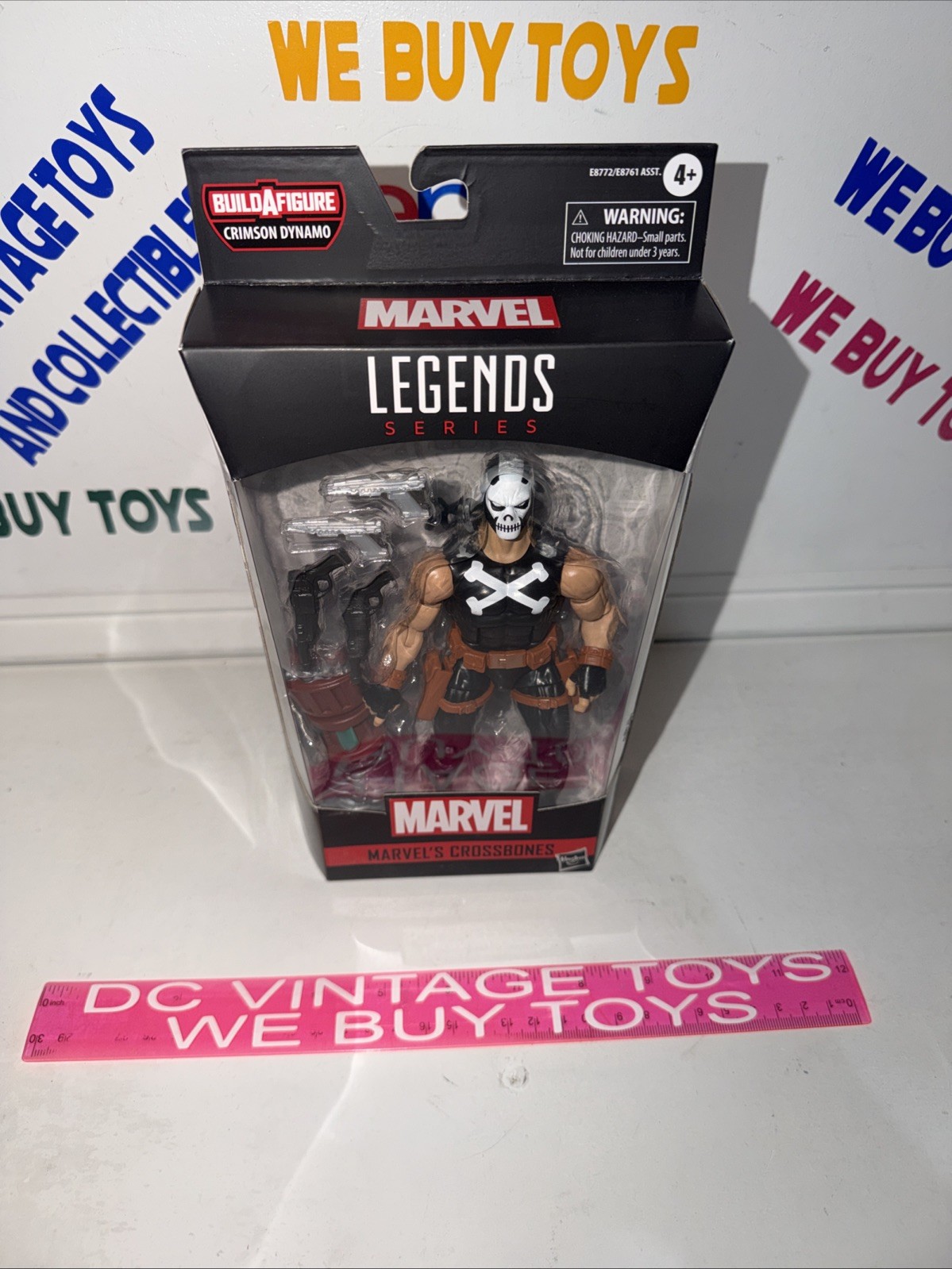 Marvel Legends Series Crossbones with BAF Crimson Dynamo Hasbro 6” Action Figure
